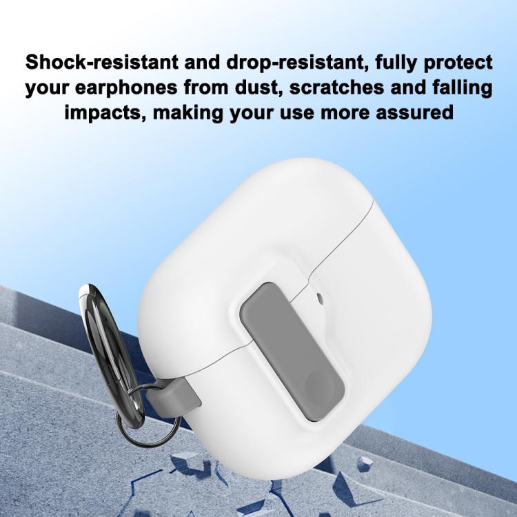 Funda Protectora para Auriculares Bluetooth Airpods Pro Bloqueo Automático (Rojo)