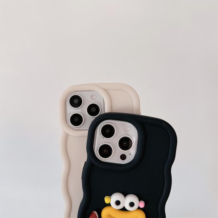 Funda TPU iPhone 11 Pro Max Boca de Salchicha Cadena de Cuentas (Rosa)