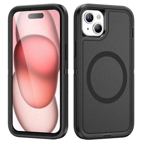 Funda Magnética iPhone 14 Plus/15 Plus Resistente al Agua con Protección Magsafe (Negra)