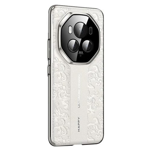 Funda de Cuero para Teléfono Honor Magic6 Diseño Dragón en la Nube (Negro)