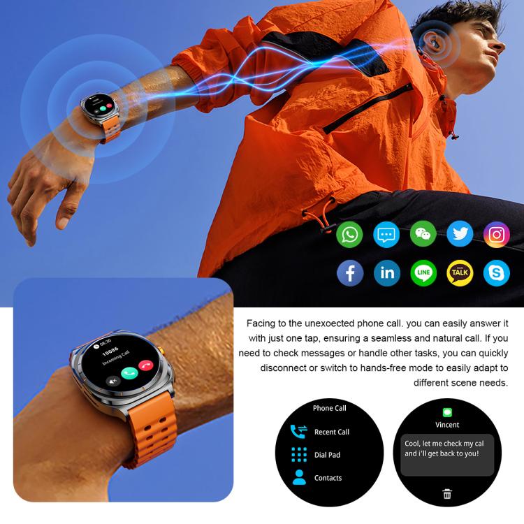 Gt98 - Reloj Inteligente con Auriculares Bluetooth 2 En 1 de 1,53 Pulgadas, Resistente al Agua Ip67, Compatible con Monitorización del Oxígeno En Sangre (Negro)