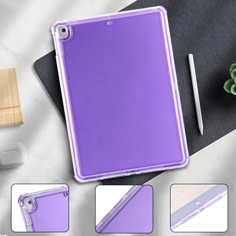 Funda Híbrida TPU para Tableta Dream 3 En 1 iPad 10.2 2021/2020/10.5 2019 (Morada)