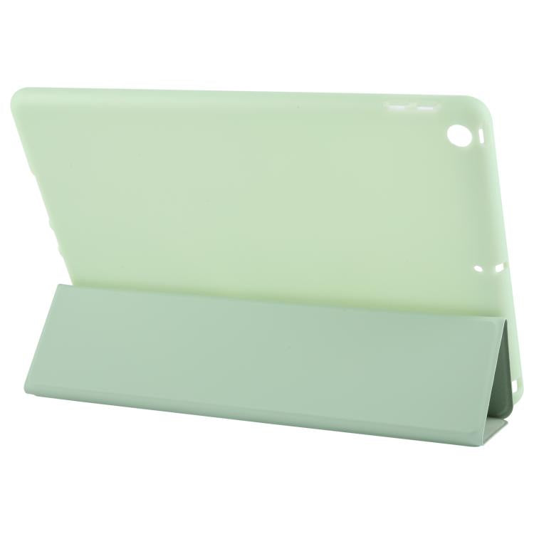 Funda de Cuero Gebei con Tapa a Prueba de Golpes y 3 Pliegues para iPad 10.2 (2021/2020/2019) (Verde)
