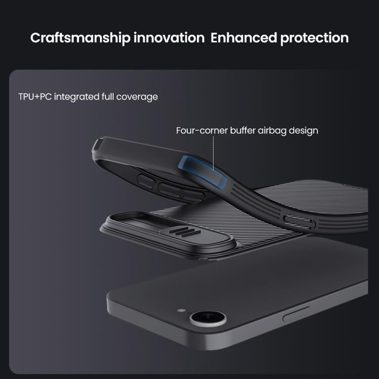 Funda Magnética para PC Nillkin Camshield Pro para iPhone 16E (Negra)
