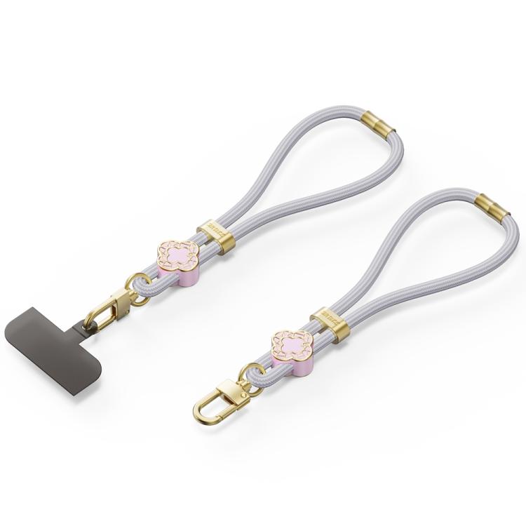 Cordón ajustable para teléfono Dux Ducis Garden Begonia (Gris)