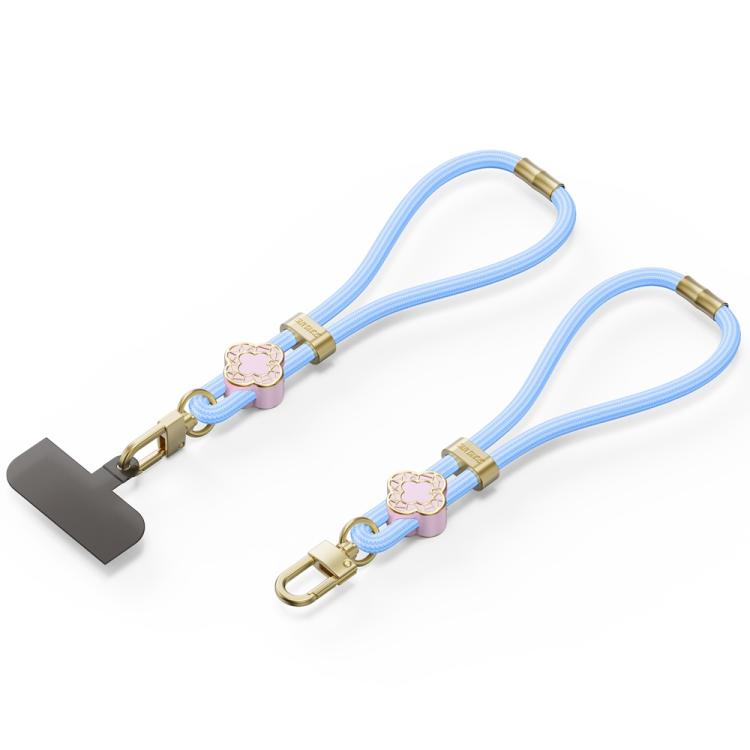 Cordón Ajustable para Teléfono Dux Ducis Garden Begonia Función Corto (Azul Cielo)