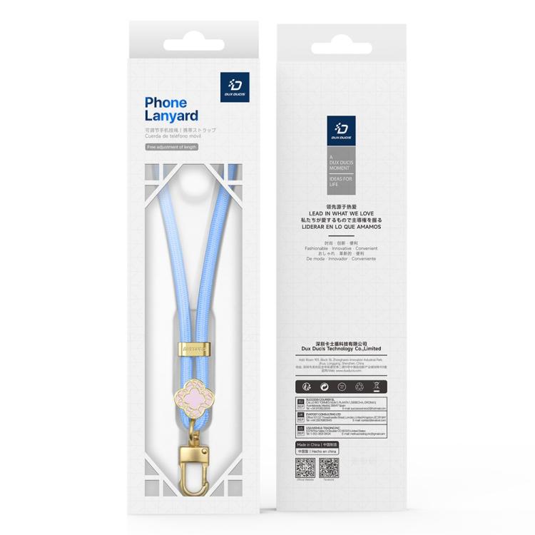 Cordón Ajustable para Teléfono Dux Ducis Garden Begonia Función Corto (Azul Cielo)