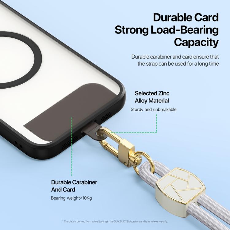 Cordón Ajustable para Teléfono Dux Ducis Serie Garden Diseño Hielo Roto (Gris)