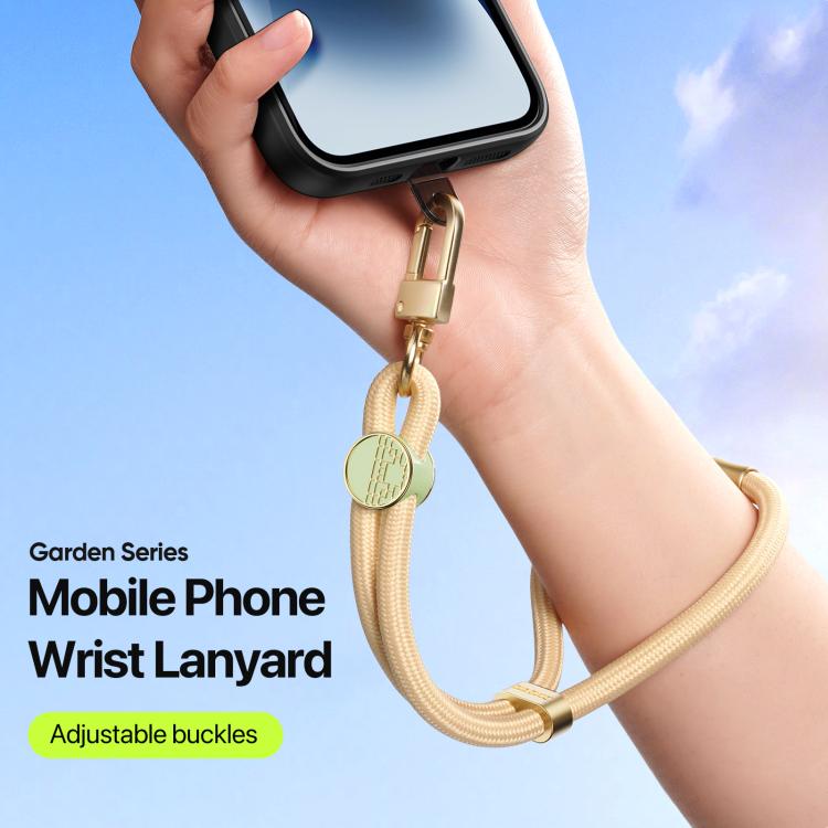Cordón Ajustable para Teléfono Dux Ducis Serie Garden Diseño Mosaico (Amarillo Esmaltado)