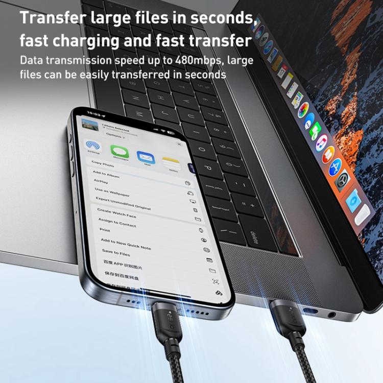 Cable de Carga Rápida USB A a Tipo C Yesido 3 A 3 m (Negro)