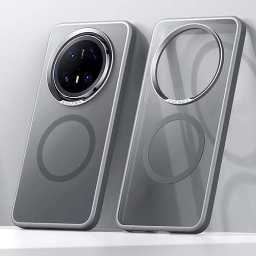 Funda Híbrida TPU y PC con Imán Magsafe para Huawei Mate 70 Pro y Pro+ (Gris)