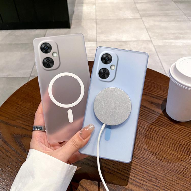 Funda para Teléfono OnePlus Nord CE 3 Lite Protección Frío Hielo Orificios Magsafe (Blanca)