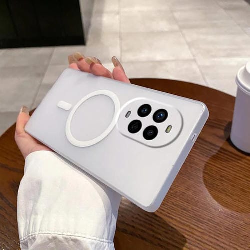 Funda para Teléfono Huawei Nova 13 Pro con Orificio Fino y Protección Magsafe (Blanca)