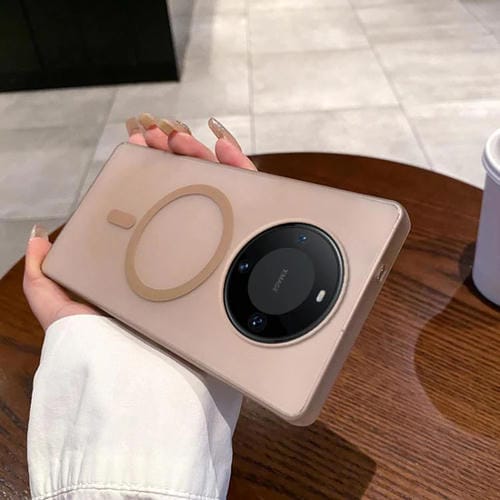 Funda para Teléfono Huawei Mate 60 Pro Ice Fog Magsafe para PC (Dorada)