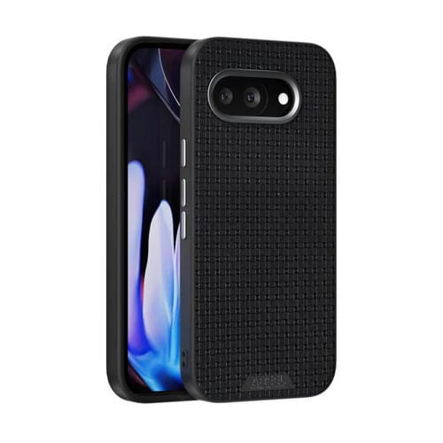 Funda de Cuero Micro Relieve 6D Abeel Ruyi para Google Pixel 9A (Negro)