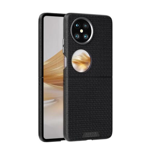 Funda de Cuero con Micro Relieve 6D y Magsafe para Huawei Pocket 2 (Negro)