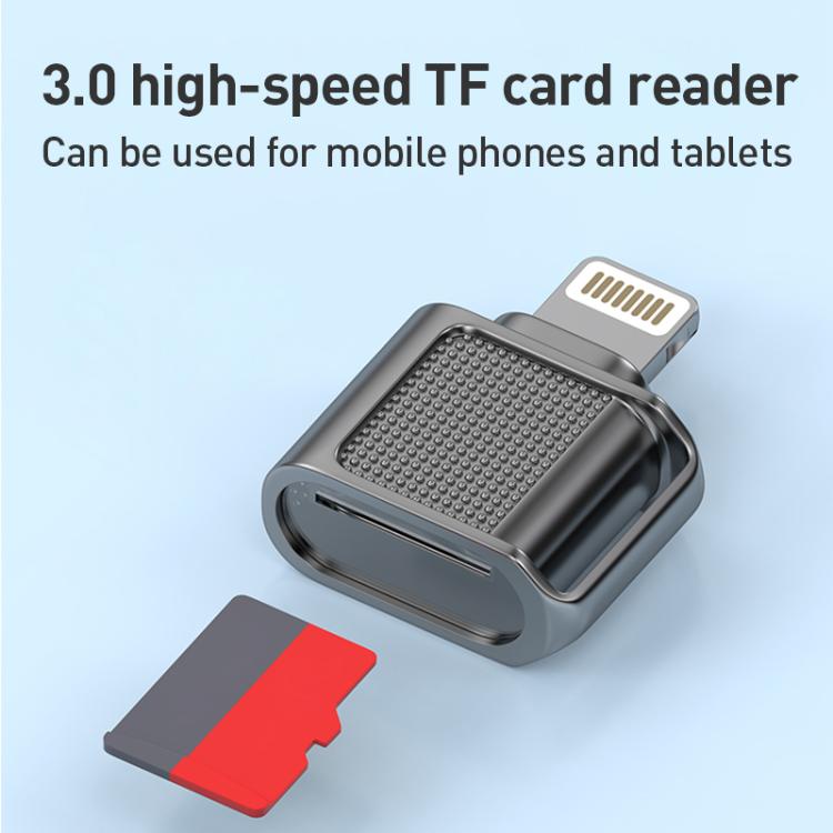 Lector de Tarjetas Mini Alta Velocidad 8 Pines USB 3.0 a Tarjeta TF (Dorado Claro)