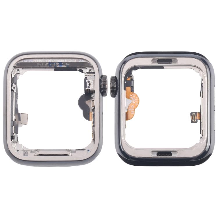Central de Aço Grafite Apple Watch Series 5 40mm LTE com Placa de Luneta, Eixo Giratório da Coroa e Cabo Flexível