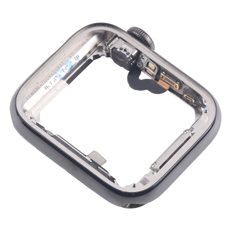 Central de Aço Grafite Apple Watch Series 5 40mm LTE com Placa de Luneta, Eixo Giratório da Coroa e Cabo Flexível