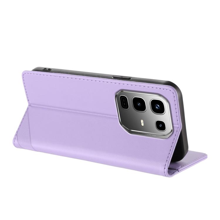 Funda de cuero retro con relieve para Infinix Note 50 Pro+ 5G (morado claro)