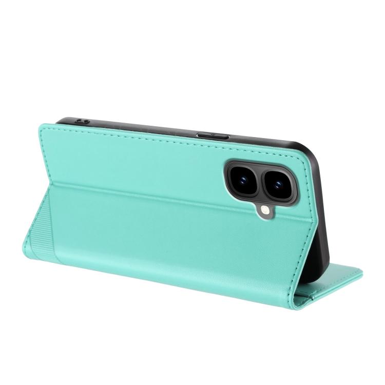 Funda de cuero retro con relieve para Infinix Smart 10 4G (verde menta)