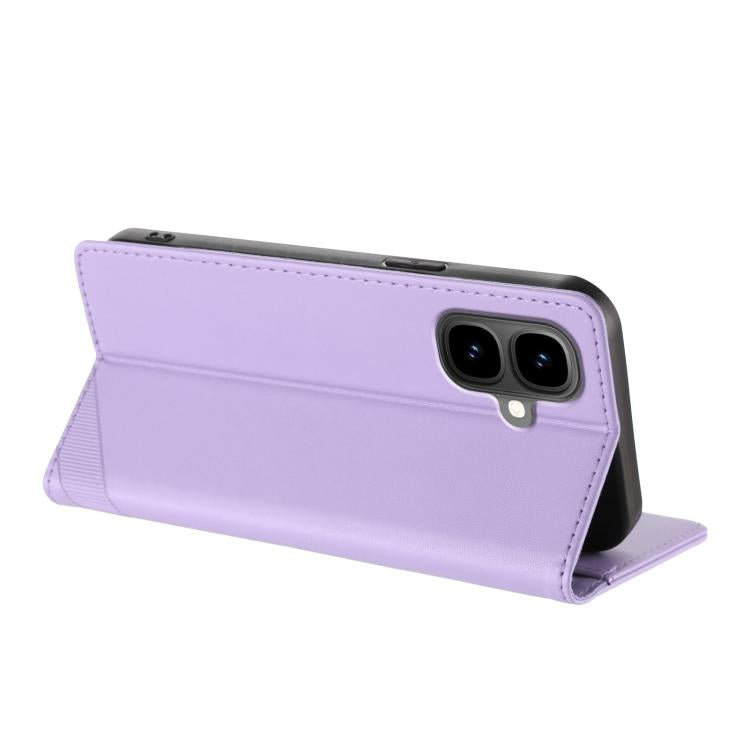 Funda de cuero retro con relieve para Infinix Smart 10 4G (morado claro)