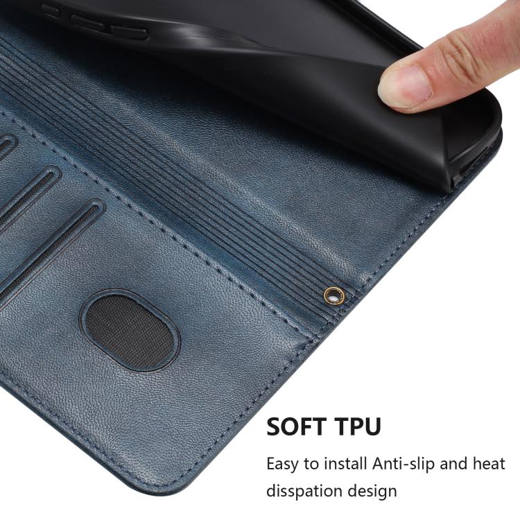 Funda de cuero retro con hebilla de empalme para Xiaomi Civi 5 Pro 5G (azul oscuro)