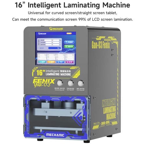 Macchina Laminatrice Mechanic Gan-03 Fenix da 16 Pollici con Spina USA