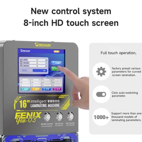 Macchina Laminatrice Mechanic Gan-03 Fenix da 16 Pollici con Spina USA