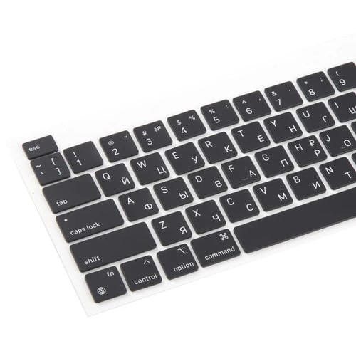 Tasti Apple MacBook A2251, A2289, A2238 e A2338 (Versione USA Piccola) Lingua Russa