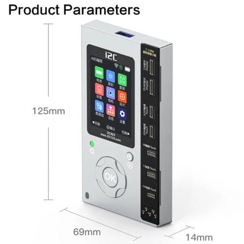 Programador Multifuncional i2C A8S Host Reparação de Telefones