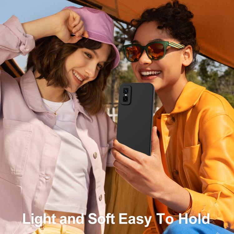 Funda de silicona Magsafe a prueba de golpes para Infinix GT 30 Pro (negra)