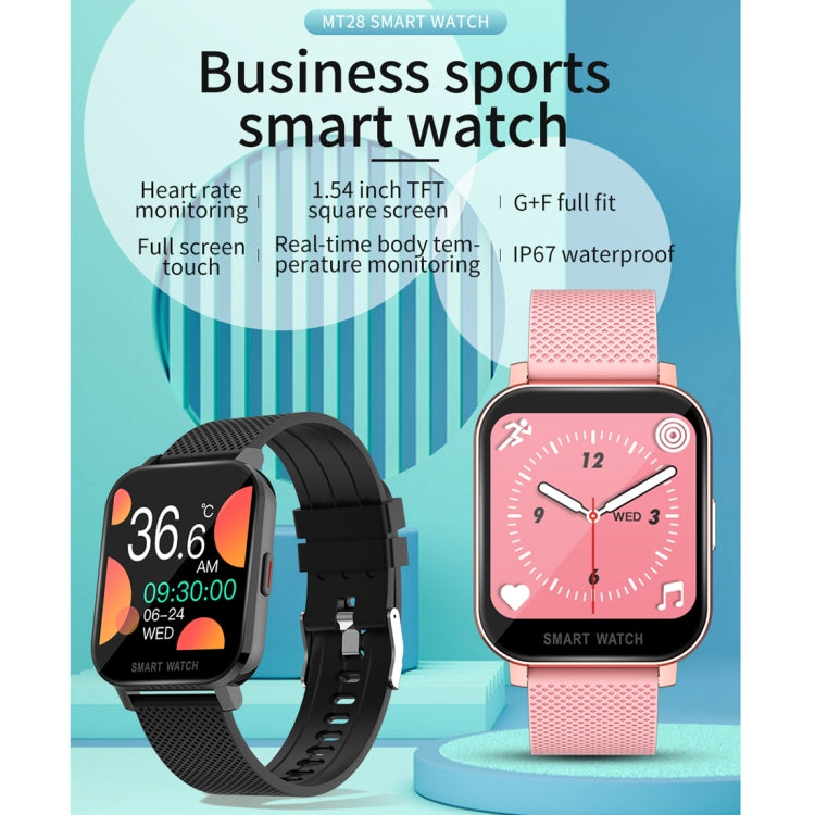 Reloj Inteligente Mt28 1.54 Pulgadas TFT IP67 Impermeable con Monitor de Sueño y Frecuencia Cardíaca
