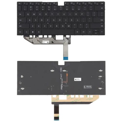Teclado Retroiluminado Portátil Huawei Matebook X Versão USA EUL-W19P EUL-W19 EUL-W29 W29P (Preto)