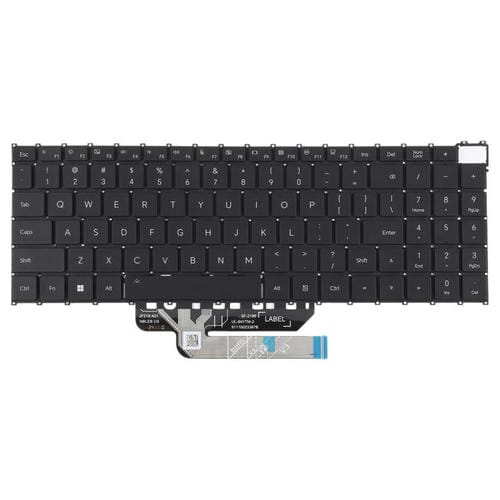 Teclado portátil Honor MagicBook X16 2022 PRO BRN-F56 G561 H76 G56 F561 Versão EUA (Preto)