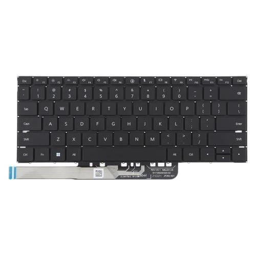 Teclado portátil Huawei Matebook D14 D15 2023 Versão EUA MDF-16 MDG-16 MDG-24 FLMH-16 FLMH-32 (Preto)