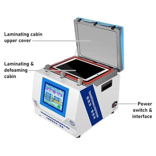 Machine de laminage et anti-mousse de durcissement UV YYD YD-639 avec prise UE