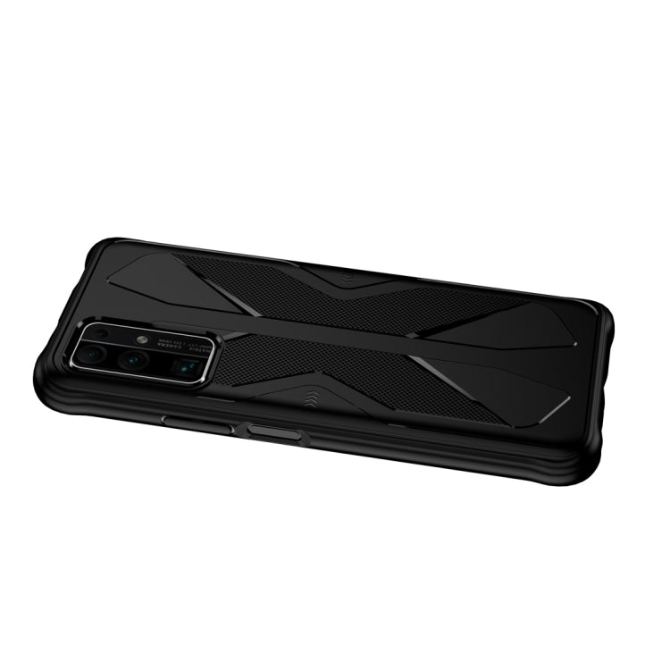 Para Huawei Honor X10 Butterfly Shadow Funda protectora de goma TPU a prueba de golpes (Negro)