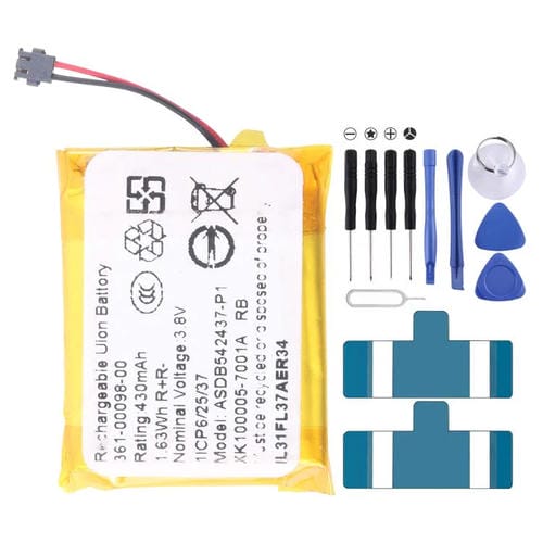 Bateria Garmin Fenix 5X / 5s Plus (361-00098-00, 500 mAh)