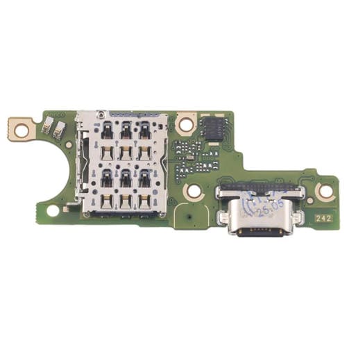 Plaque Port de Charge pour Vivo Y300 5G V2435 avec Emplacement pour Carte SIM (sans Charge Rapide)