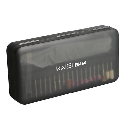 Kit de Gravação com Moedor Elétrico Ajustável Kaisi EG160 de 6 velocidades
