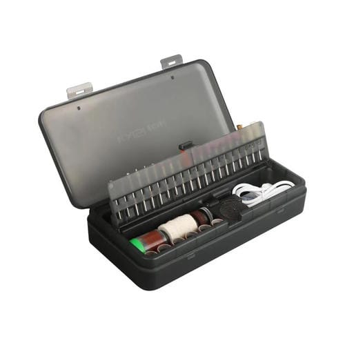 Kit de Gravação com Moedor Elétrico Ajustável Kaisi EG160 de 6 velocidades