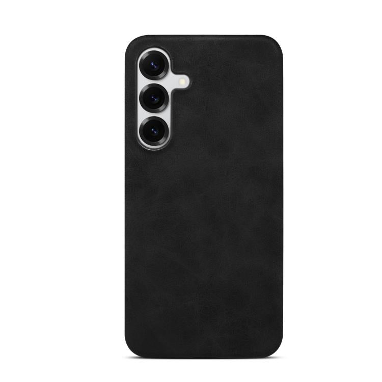 Funda MagSafe con textura retro para Samsung Galaxy S25 5G (negra)