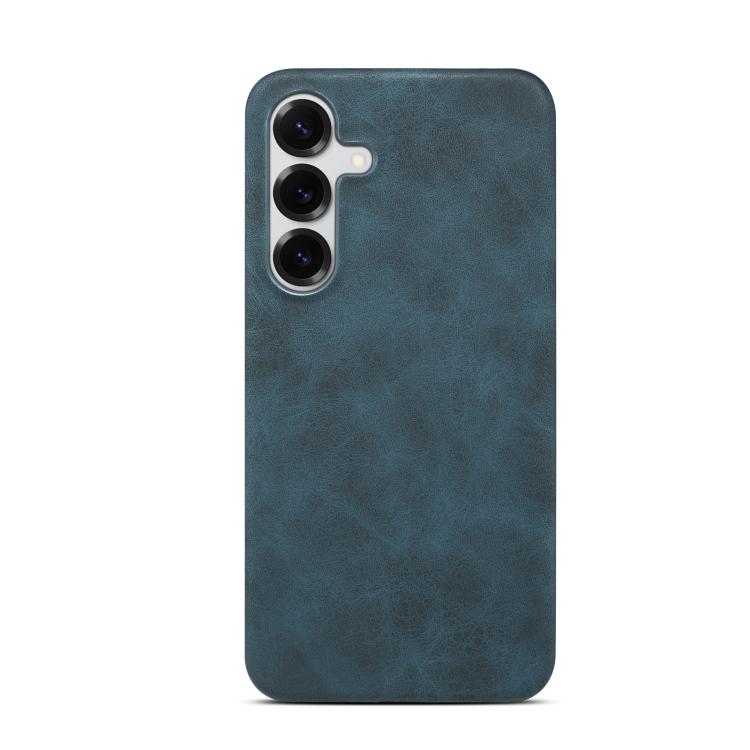 Funda MagSafe con textura retro para Samsung Galaxy S25 5G (azul)