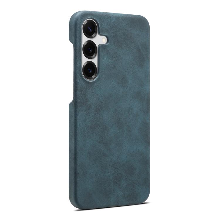 Funda MagSafe con textura retro para Samsung Galaxy S25 5G (azul)