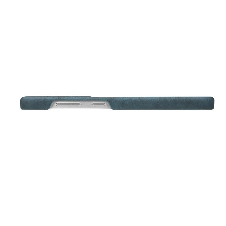 Funda MagSafe con textura retro para Samsung Galaxy S25+ 5G (azul)