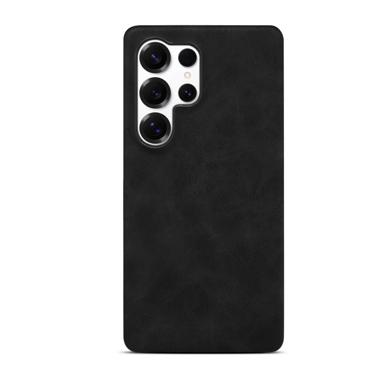 Funda MagSafe con textura retro para Samsung Galaxy S25 Ultra 5G (negra)