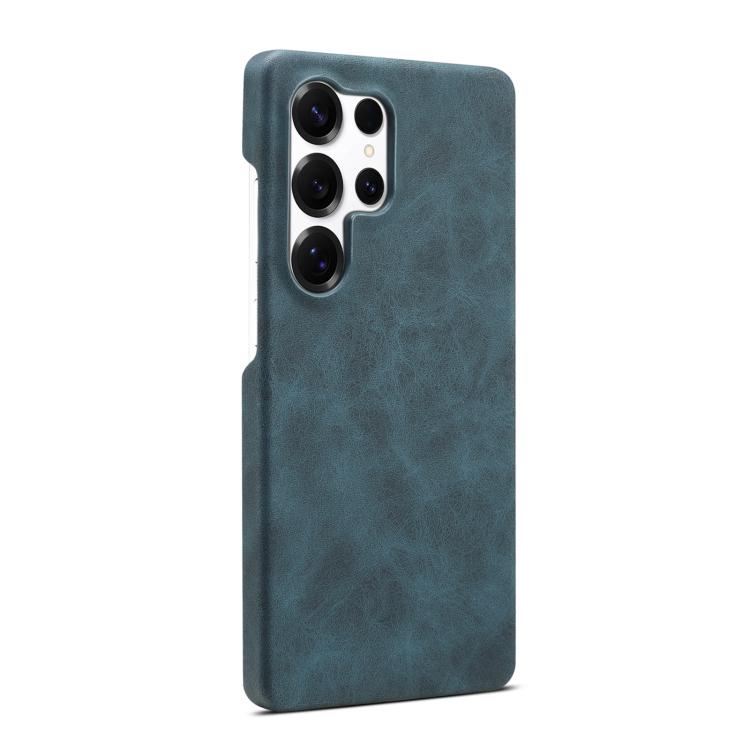Funda MagSafe con textura retro para Samsung Galaxy S25 Ultra 5G (azul)