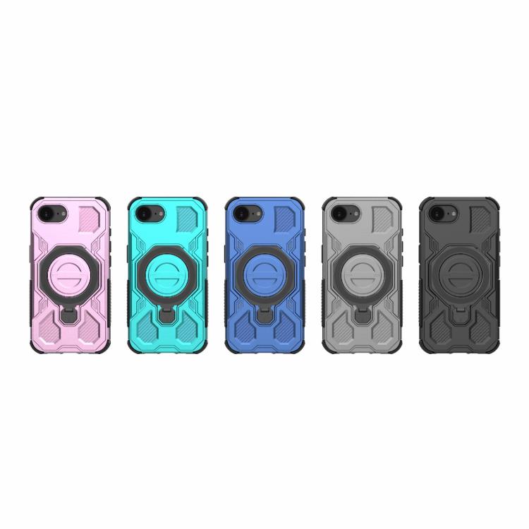 Funda magnética de TPU y PC MagSafe de color sólido para iPhone 16e y J-20 (azul lago)