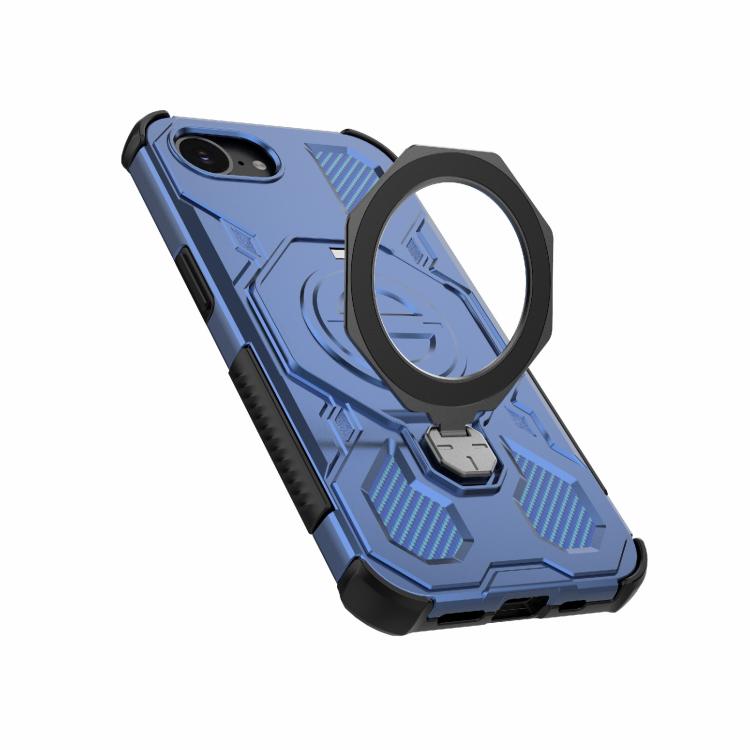 Funda magnética de TPU y PC MagSafe de color sólido para iPhone 16e J-20 (azul)